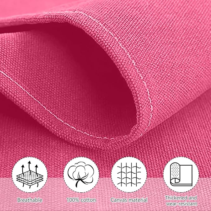 Unisex Aprons with Large Pockets,Cotton Canvas Cross Back Heavy Duty Adjustable Work Apron,Size Kids to Adult