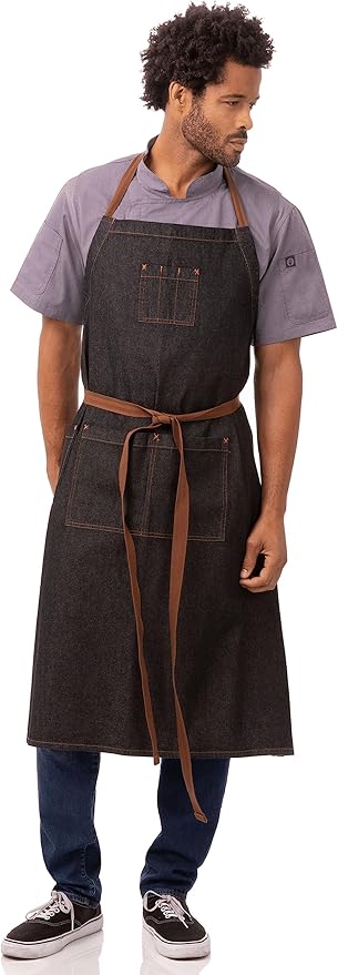 Chef Works Unisex Memphis Chefs Bib Apron