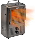 EZ-HEAT 1,500-Watt Portable Milkhouse Style Utility Space Heater with Adjustable Thermostat, Overheat Protection, and Safety Tip-Over Switch, Speckled Gloss, MTFH-01C