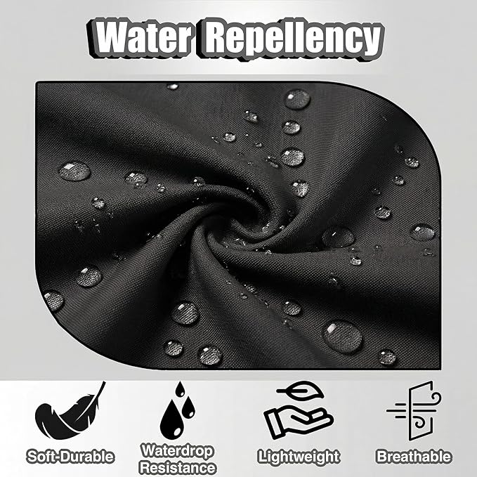 TOSHE Kitchen Apron Waterdrop Resistant Cotton Apron with adjustable Aprons for Women with Pockets 10 Color option Cooking Black Apron (Black)