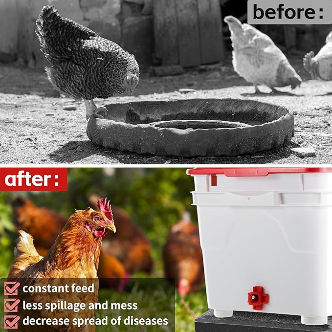 40 Pcs Horizontal Chicken Water Nipples with Drill Bit, Leakproof Poultry Water Nipples, Durable ABS & Stainless Steel, Automatic Chicken Waterer Spouts for Coop Outdoor Use