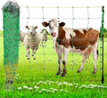 Electric Poultry Netting, Solar Powered Electric Fence, Portable Movable Livestock Nets Mesh, Chicken Wire Fencing for Goats, Sheep, Hogs, 35.4" H*164' L, for Farms, Ranches