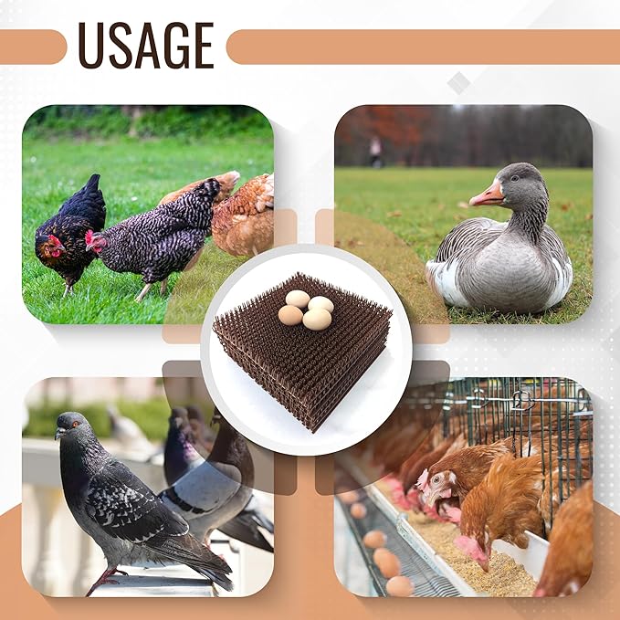 Hen's Choice™ - NestTurf Chicken Nesting Box Pad. 47 5/8" x 24" | Washable Plastic Nesting Box Liner | Chicken Bedding for Coop