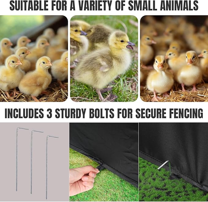Brooder Box for Chicks Starter Kit - Collapsible, Breathable Chick Brooder Easy Clean Starter Kit for 10 Chicks, Ducks, Quail (2026 Upgrade)