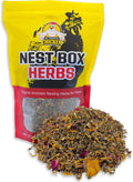 Chicken Coop Nesting Herbs - Organic Refresher and Deodorizer for Nest Boxes - Hens Accessories and Must Haves for Bedding - Poultry Enrichment Supplies and Odor Control Essentials
