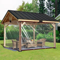 Clear Tarp - Heavy Duty Waterproof - with Grommets Small Tarp, 5x6ft Clear Vinyl Patio Enclosure Tarpaulin for Porch Cover Chicken Coop Covers for Winter Transparent Lonas