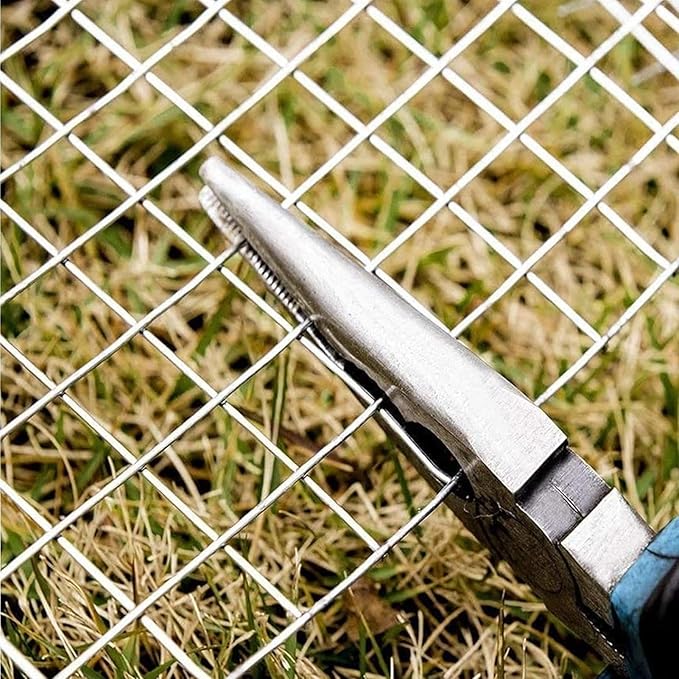 Welded Wire Mesh, 1/2 Inch Hardware Cloth, Stainless Steel Chicken Wire Fencing, Heavy Duty Poultry Fence Netting Roll