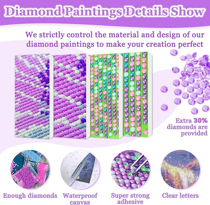 MAXBYE Moonlight Waterfall Diamond Art Kits for Adults Adults, Moon 5D DIY Diamonds Painting Kits for Beginners, DIY Full Drill Round Landscape Diamond Kits for Home Decor 12x16 Inch
