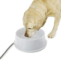 K&H Pet Products Thermal-Bowl Heated Water Bowl for Cats & Dogs Outside, Safety Listed Outdoor Heated Dog Dish for Pets, Automatic No Freeze, Anti Chew Cord - 1.5 Gallons Granite 25W