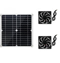 Solar Panel Fan Kit, 12W 4.72 Inch Solar Powered Fans Set, IP65 Waterproof Rainproof Solar Exhaust Fans with Solar Panel for Outside Chicken Coop Greenhouse Home Use Max. 3000RPM