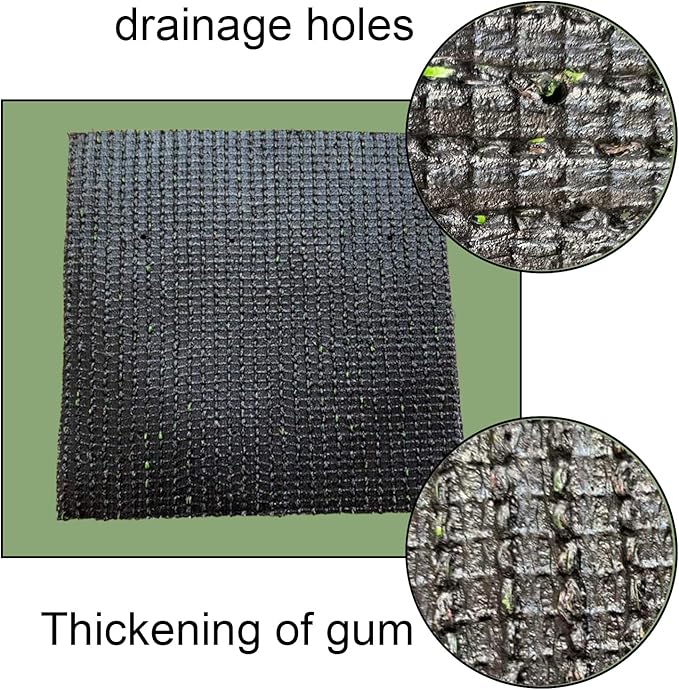 Chickens Nesting Box Pads 6 Pcs Washable Fake Turf Mats Grass Carpet Reusable Hens Nest Boxes Pad Chicken Coop Bedding for Laying Eggs (12 x 12 x 0.78 Inches)