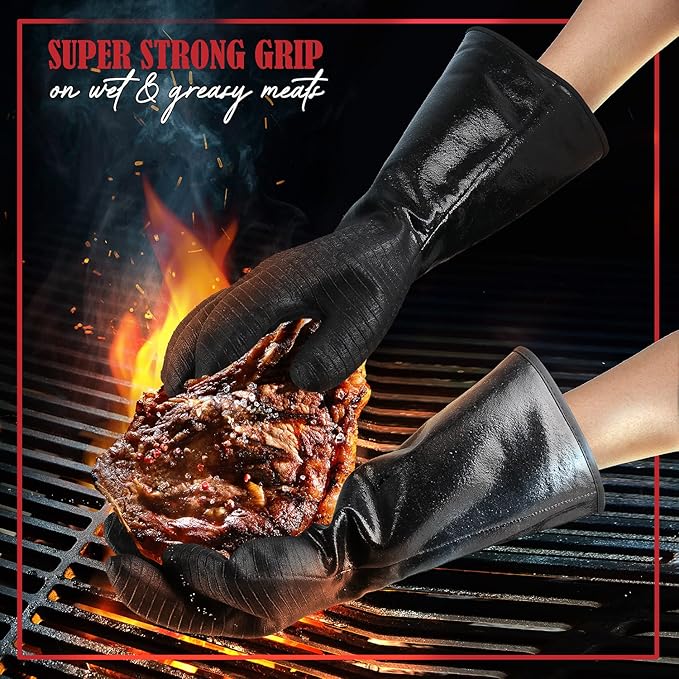 BBQ Grilling Gloves - 932 °F (14 Inch)