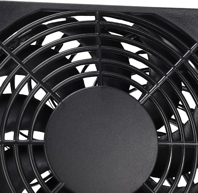 10W Monocrystalline Solar Exhaust Fan Kit, Solar Powered Ventilation for Chicken Coop Greenhouse Pet House, Zero Electricity Cooling Fan for Outdoor Shed