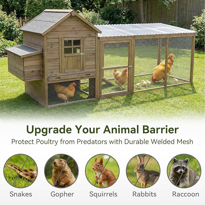 Amagabeli Hardware Cloth 8 inch x 20 ft 1/4 Inch Galvanized Wire Mesh Small Animal Barrier for Foundation Vents Fence Gaps Shed Bottom Chicken Coop Repair Rustproof Critter Blocker Screen DIY Craft