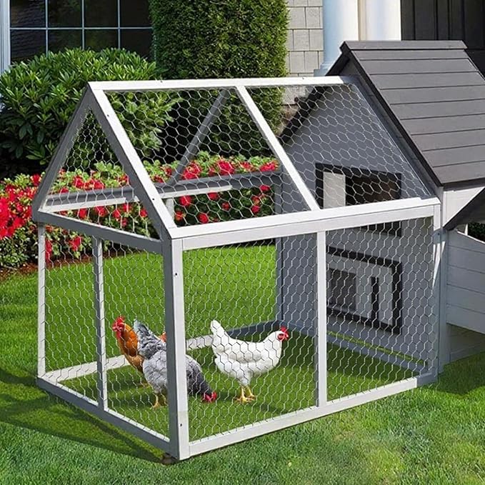 Floral Chicken Wire for Craft, 15.7 Inch x 75 FT Lightweight Galvanized Hexagonal Chicken Wire Netting, Silver Chicken Wire Fence for Garden Poultry Chicken Wire Mesh with Gloves, Wire Ties, Plier