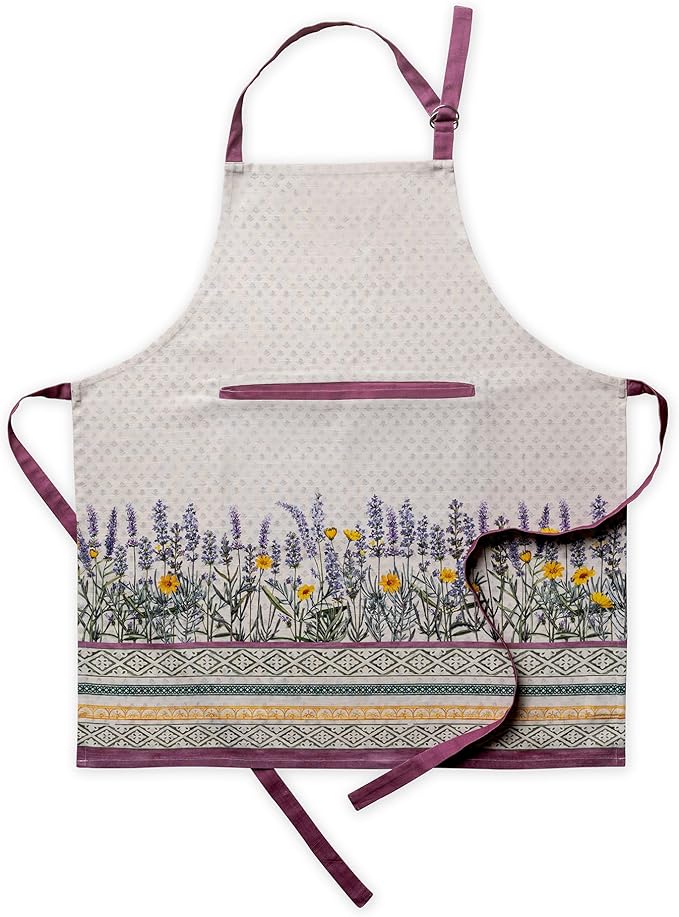 Maison d' Hermine 100% Cotton Apron for women with Pocket Kitchen Chef Apron for Men Cooking Easter Decorations