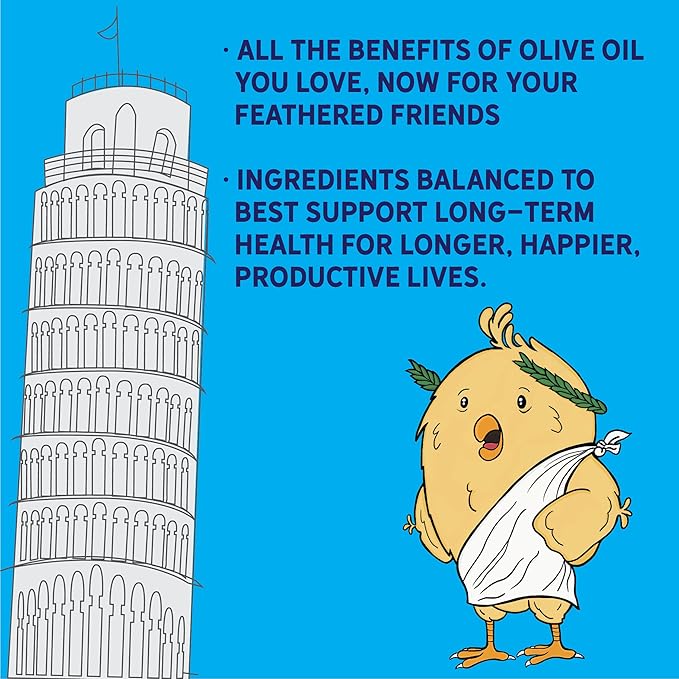 New Country Organics I Organic Olive Oil Layer Feed for Laying Hens | Corn-Free, Soy-Free | 17% Protein | High Omega-3 Chicken Feed | Organic Chicken Layer Food for Healthy Eggs & Hens | 40 lbs
