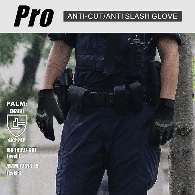 Needle Puncture & Thorn Proof Gloves, Level 3 Needlestick Resistant Work gloves for Garden & Animal Handling