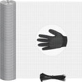 48in x 100ft Hardware Cloth Hot-Dip Galvanized Welded Wire Mesh - Heavy Duty 23 Gauge Chicken Wire Fencing for Garden, Chicken Coop, Rabbit Cage, Rodent & Predator Protection