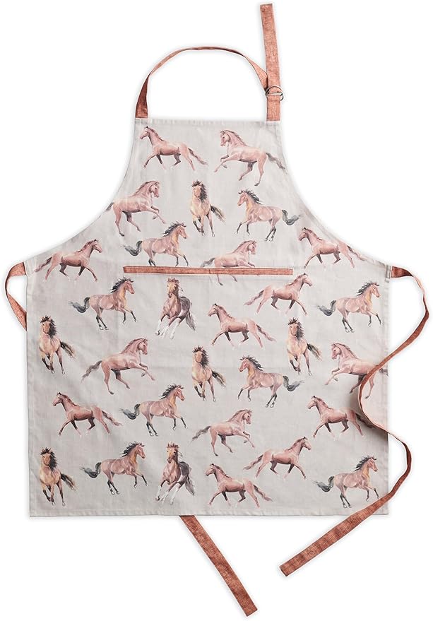 Maison d' Hermine 100% Cotton Apron for women with Pocket Kitchen Chef Apron for Men Cooking Easter Decorations