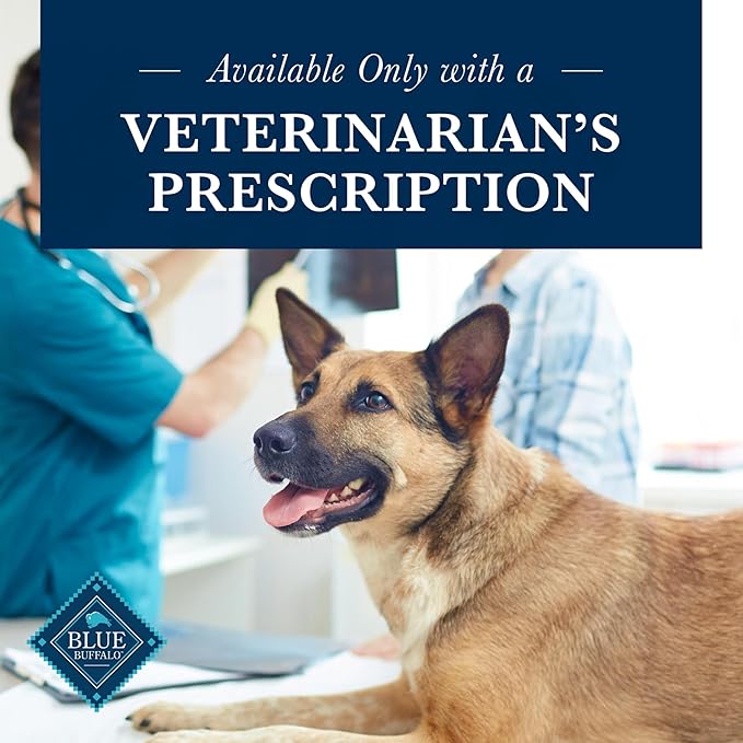 Blue Buffalo Natural Veterinary Diet W+U Weight Management + Urinary Care Dry Dog Food, Veterinarian Prescription Required, Chicken, 22-lb Bag