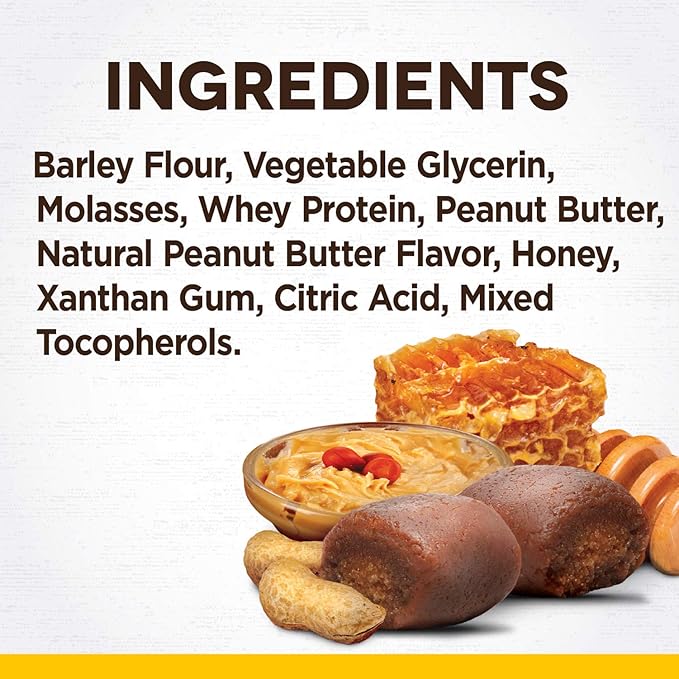 Zoe Zoë Pill Pops for Dogs, Healthy Dog Treats, All Natural Dog Treats to Hide Medication, Peanut Butter with Honey Recipe, 3.5 oz