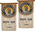 Scratch and Peck Scratch + Seeds Chicken and Duck Treat - 50 lbs Bag - 11% Protein, Certified Organic and Non-GMO Project Verified Chicken Food