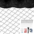 Unves Bird Netting 25' x 50' with 2.4" Square Mesh Bird Net for Chicken Coop, Heavy Duty Nylon Poultry Netting for Garden Protect Fruit Trees, Vegetables and Plants Against Birds, Deer