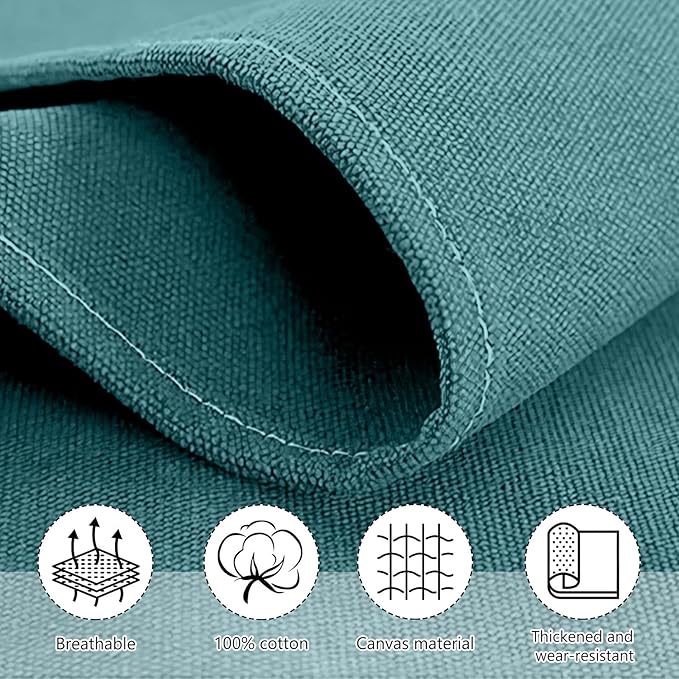 Unisex Aprons with Large Pockets,Cotton Canvas Cross Back Heavy Duty Adjustable Work Apron,Size Kids to Adult