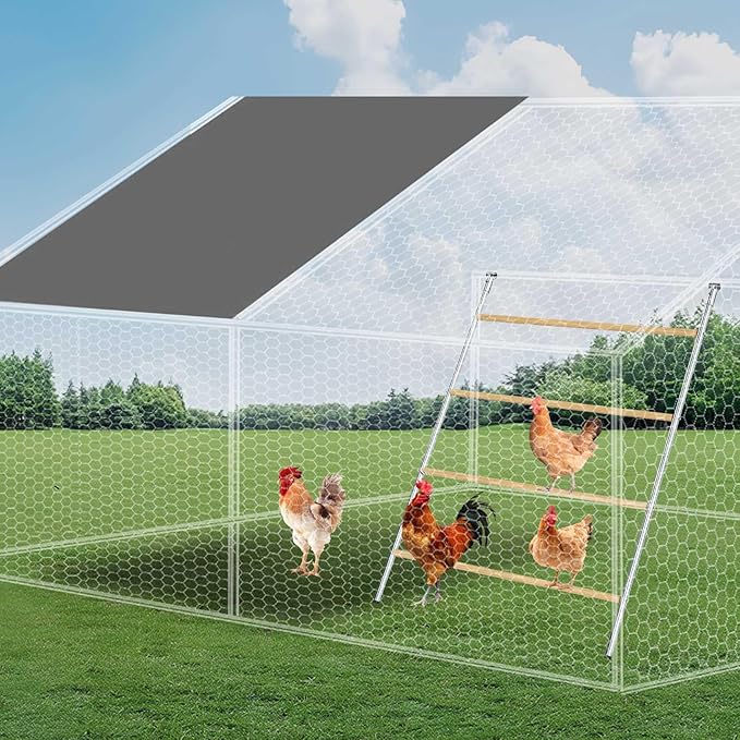 Chicken Coop Roosting Perch Essentials, Chicken Roosting Bars Suitable for Chicken Coop, Backyard Poultry, Farm Roost Toys (55" L x 40" W)