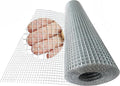 Galvanized Welded Wire Mesh Roll, 16in x 35ft, 1/4 Inch 23 Gauge Hardware Cloth - Garden Fencing for Rabbits, Chickens, Snakes, Gophers, Raccoons & Small Critters - Cage, Enclosure, Pest Barrier