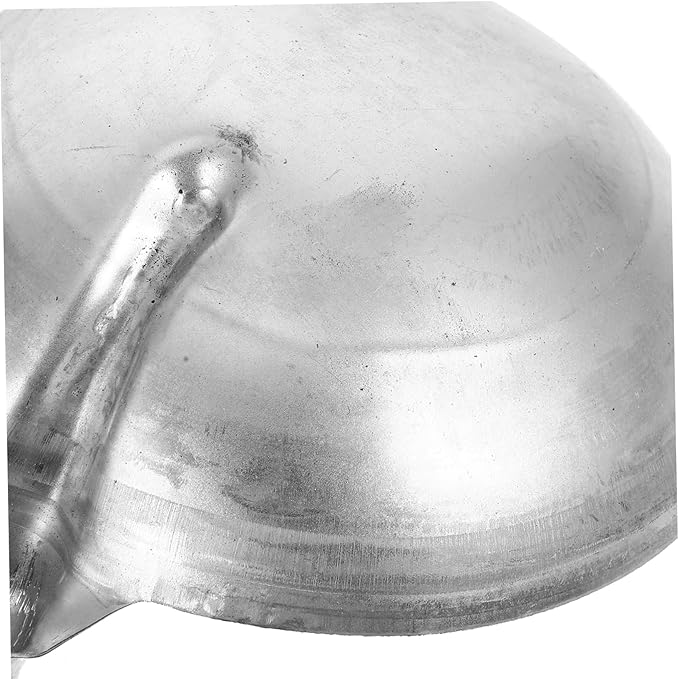 BESPORTBLE Heavy Duty Iron Water Ladle for Horse Feeding and Garden Use Short Handle Metal Scoop for Grain and Watering Sturdy Iron Spoon for Livestock and Backyard
