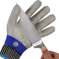 Cut Resistant Gloves Food Grade,316L Stainless Steel Mesh Metal Glove Butcher Meat Cutting, Oyster Shucking, Fishing