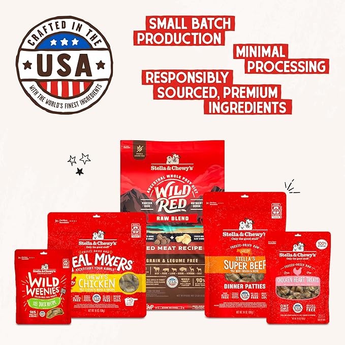 Stella & Chewy's Freeze-Dried Raw Tantalizing Turkey Meal Mixers- Dog Food Topper and Mixer - Made with 95% Cage-Free Turkey, Organs & Bone - Perfect for Picky Eaters - Grain-Free - 1 oz