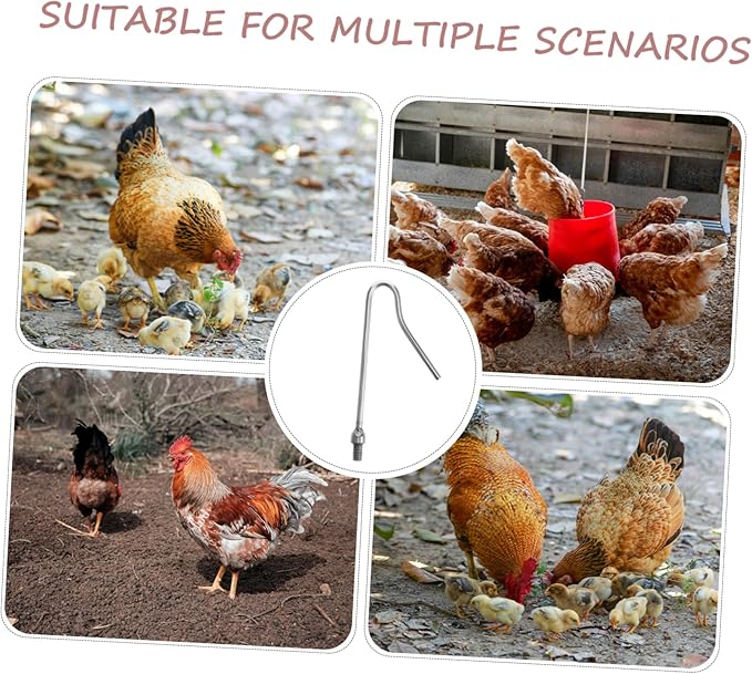 Garneck Animal Catch Net Chicken Legs Butchering Equipment Chicken Catcher Hook Poultry Handling Tool