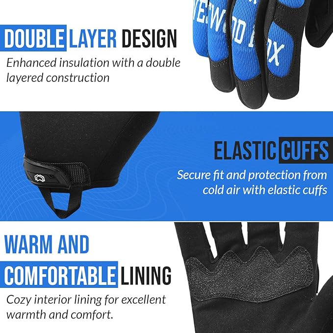 WESTWOOD FOX Gardening Working Gloves Leather Safety Thorn Proof Gloves for Mens & Women Flexible Heavy Duty Mechanic Gloves