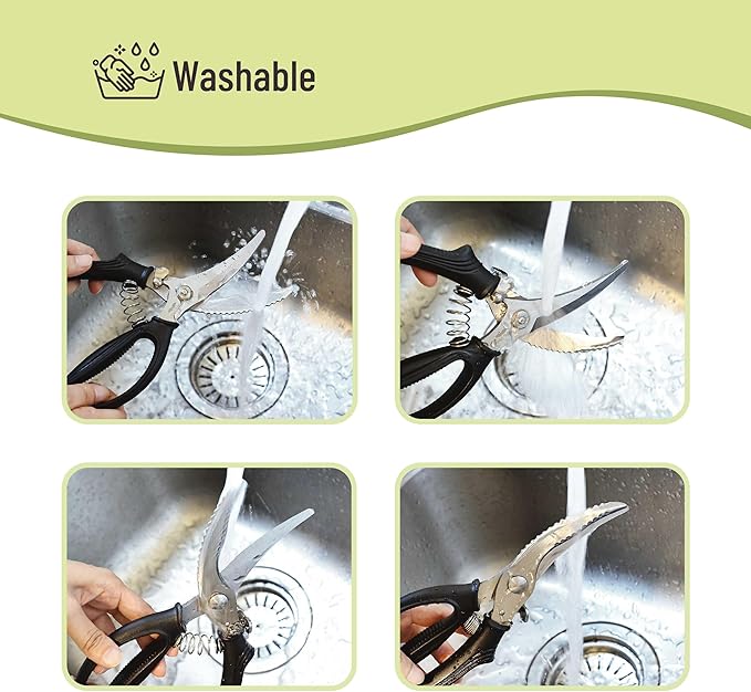 Mr. Pen- Heavy Duty Poultry Shears, Chicken Shears, Meat Cutting Scissors, Chicken Scissors Heavy Duty
