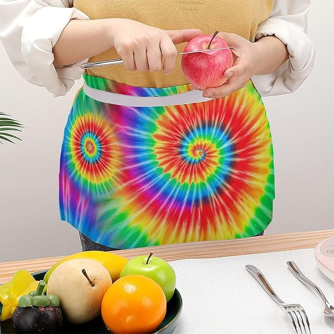 Short 3 Pockets Waist Waiter Waitress Half Apron Waterproof Chef Aprons