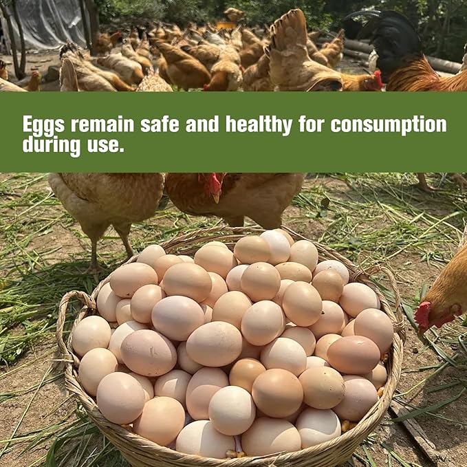 Poultry Probiotics + Vitamins + Minerals for Chickens,All-Natural Digestive Health & Immune Support Supplement for Hens,Turkeys - All Flock Ages Chicken Vitamins (7.05 oz)