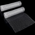 SATINIOR 2 Sheets Chicken Wire Net for Craft Work, Galvanized Hexagonal Wire Mesh (13.7 x 80 Inches, Silver)