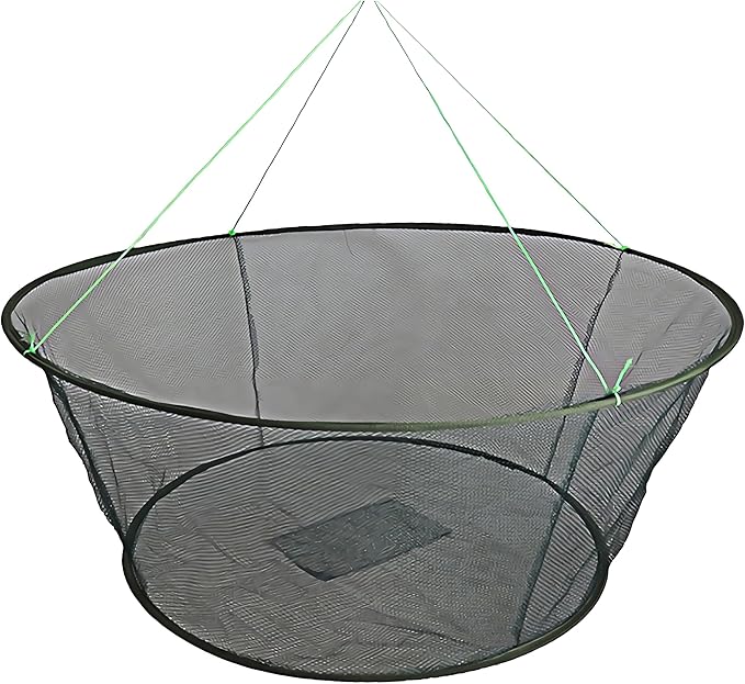 Foldable Fish Catching Net, Hand Cast Cage for Shrimp and Crab