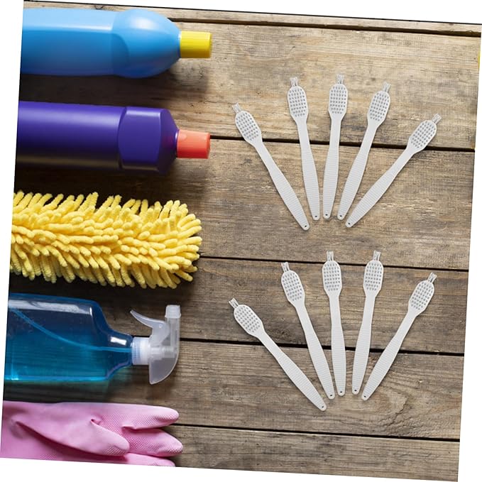 10pcs Juicer Cleaning Brushes Flexible Appliance Cleaner for Soy Milk Machines Coffee Makers Ergonomic Grip for Hard to Reach Areas Scratch Bristles for Thorough Cleaning