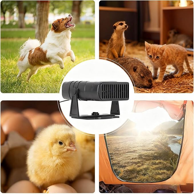 Solar Heater For Chicken Coop – 2026 Grade Overheating Protection Design, 30W Safe Solar-Powered Winter Warmer for Animal Shelters, Stables