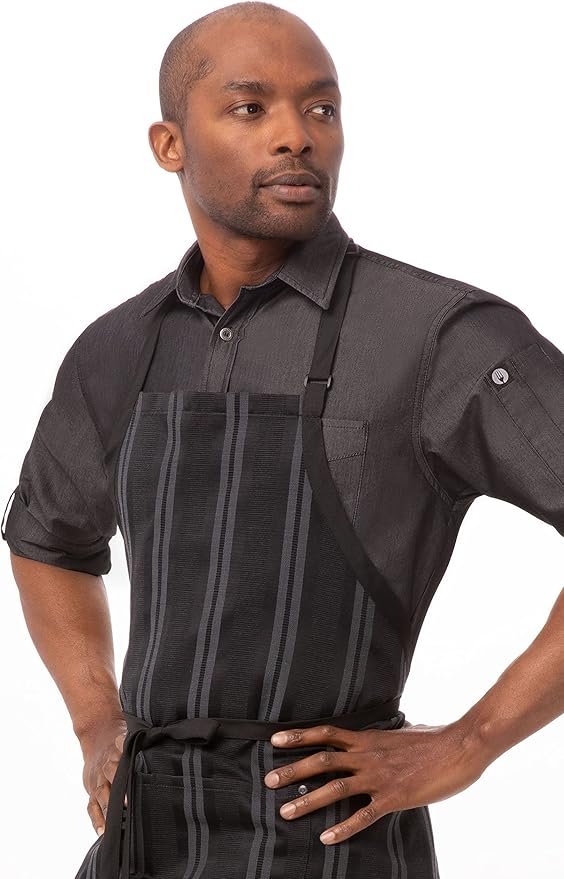 Chef Works Unisex Presidio Bib Apron