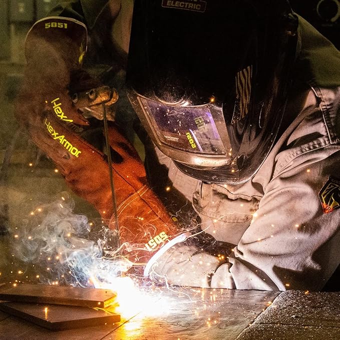 HexArmor High-Heat Resistance HeatArmor Gloves| Impact Protection | A9 Level Cut-Resistant | Welding Work Glove