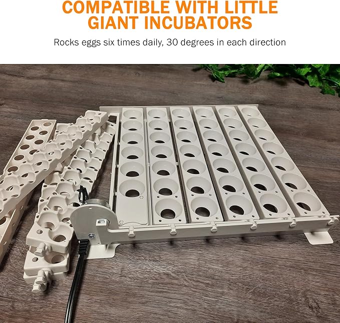 Little Giant Automatic Egg Turner 6300 w Quail Rails