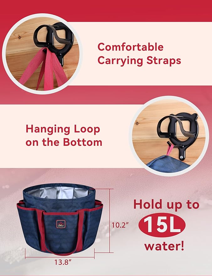 11-Piece Professional Horse Grooming Kit with Waterproof Tote Bag, Non-Slip Silicone Grip Brush Set, Curry Comb, Hoof Pick & Mane Comb Shadowberry