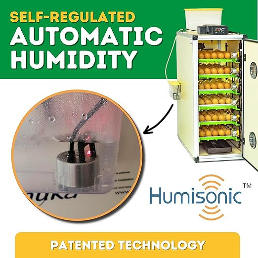 Incubators for Hatching Eggs – 180 Egg Incubator Setter & Hatcher with Automatic Turner & Digital Humidity Control Cabinet, Large Chicken Incubator & Quail Egg Incubator by Hatching Time