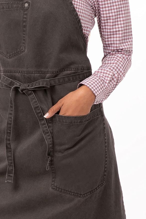 Chef Works Unisex Dorset Bib Apron