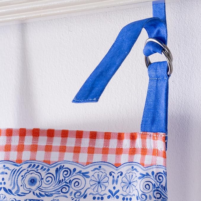 Maison d' Hermine 100% Cotton Apron for women with Pocket Kitchen Chef Apron for Men Cooking Easter Decorations